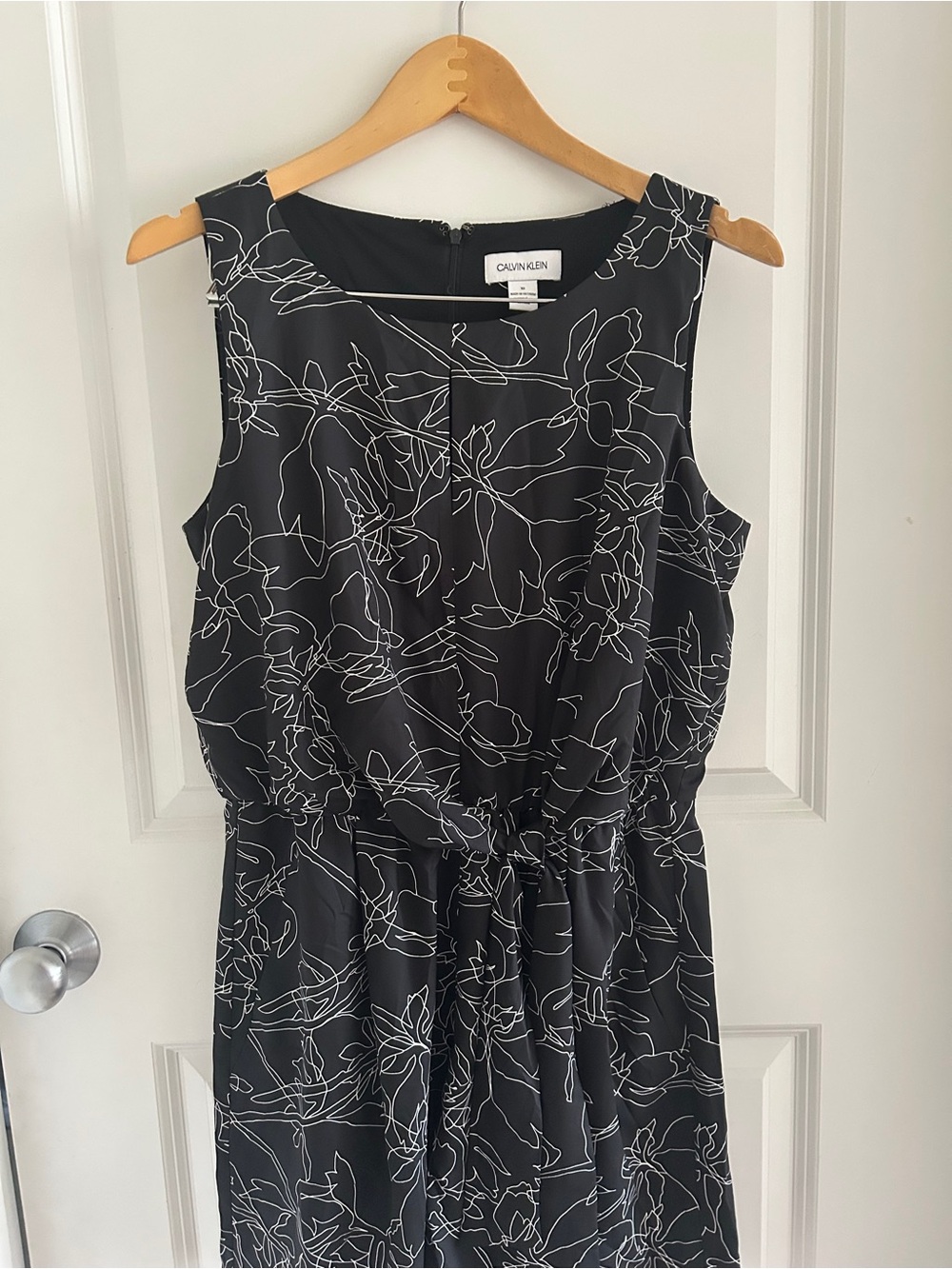 Calvin Klein Black Floral Romper